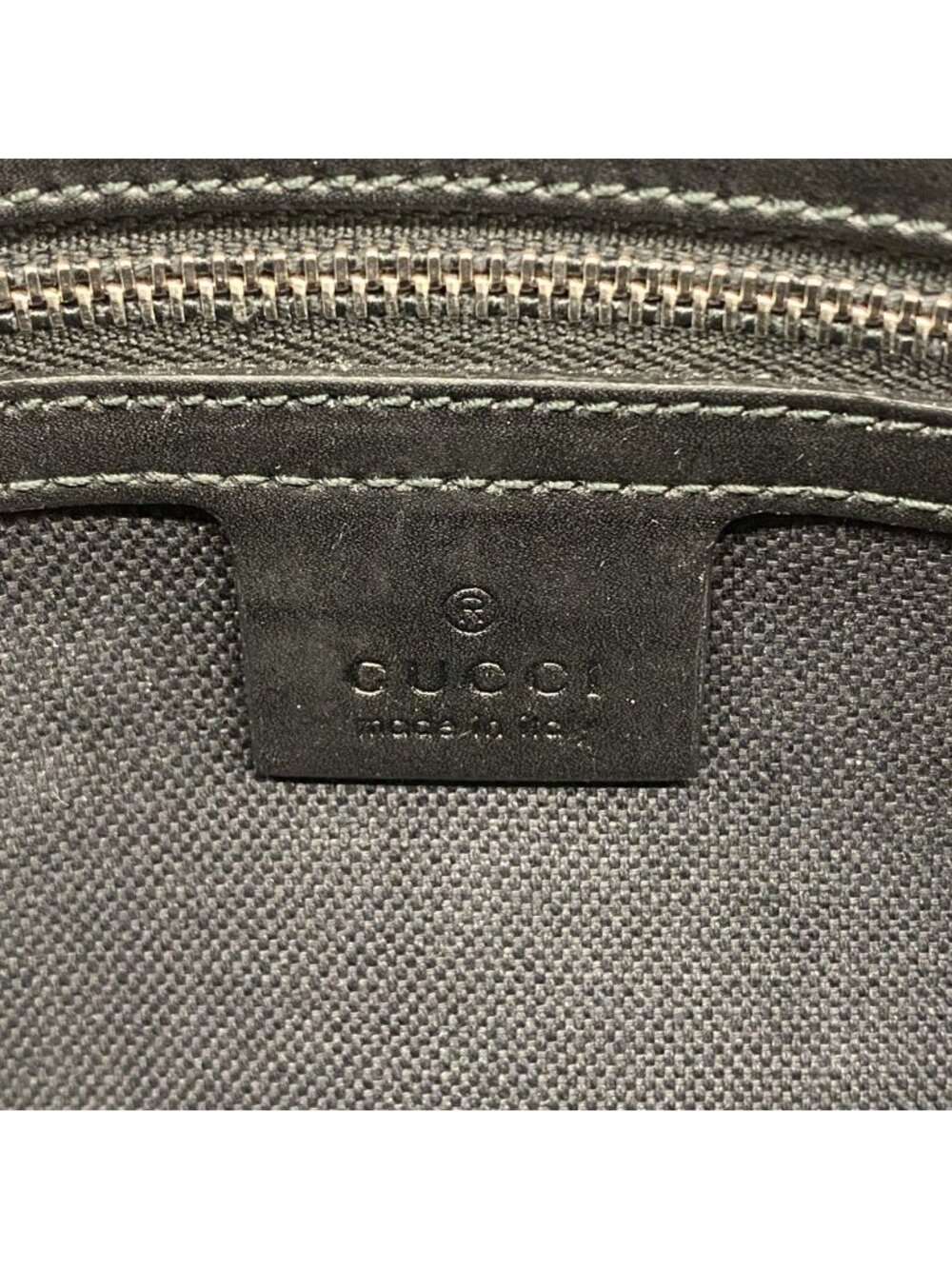 Gucci Clutch GG Supreme Black Silver - Picture 5 of 9